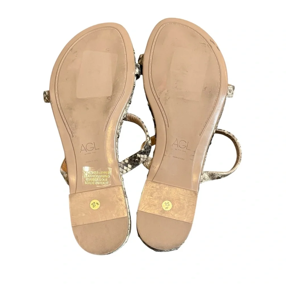 AGL SNAKESKIN STUDS‎ SANDALS